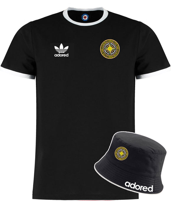 COMBO SET Spike Island Adored Ringer T-Shirt & Bucket Hat Combo Set