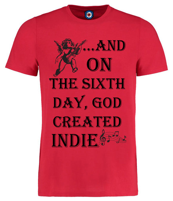 6th Day God Created Indie T-Shirt - 4 Colours