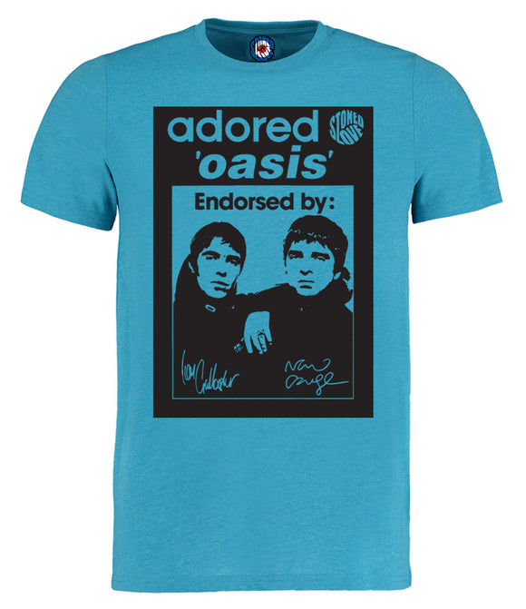 Oasis Adored Gallagher Brothers Pop Art T-Shirt - Adults & Kids Sizes