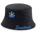 Daisy Flower Sometimes Bucket Hat – 3 Colours