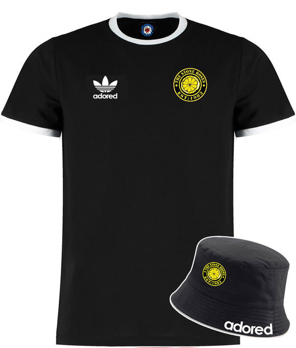 COMBO SET Established 83 Adored Ringer T-Shirt & Bucket Hat Combo Set