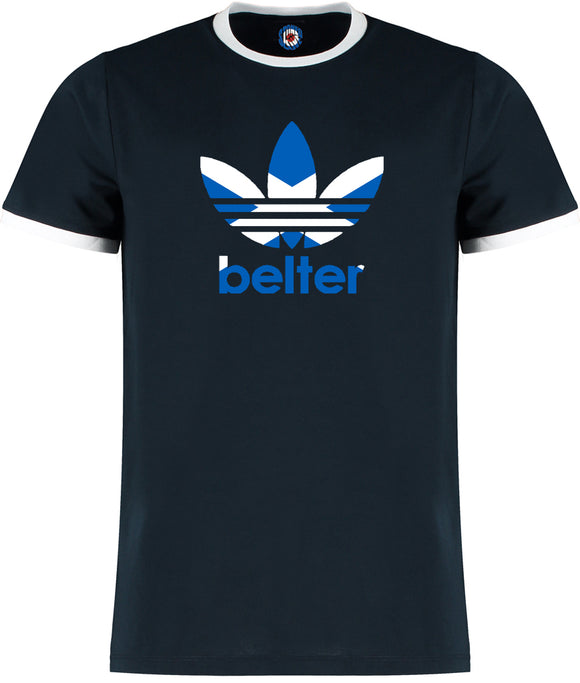 Belter Scottish Large Logo Ringer T-Shirt - 5 Colours