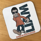6 x Made In Manchester Legends Square Cup Coasters - Designed By Parka Monkey