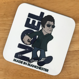 6 x Made In Manchester Legends Square Cup Coasters - Designed By Parka Monkey