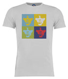 Ian Brown Stone Roses Andy Warhol Pop Art T-Shirt
