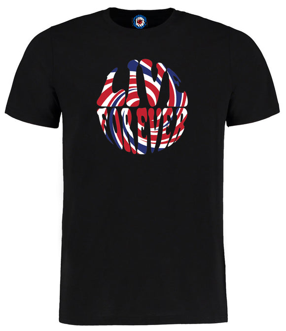 Live Forever Brit Swirl T-Shirt 