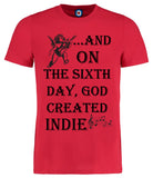 6th Day God Created Indie T-Shirt - 4 Colours