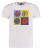 Lemon Stone Roses Andy Warhol Pop Art T-Shirt - Adults & Kids Sizes