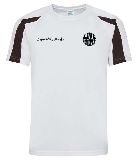 Live Forever Active Wear Sports T-Shirt - 2 Colours