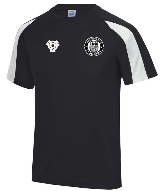 Northern Soul Up All Night Active Wear Sports T-Shirt - 2 Colours