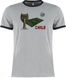 World Cup Chile 62 1962 Football Soccer Retro Vintage Ringer T-Shirt