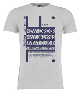 New Order Club-D Tokyo 1985 Vintage T-Shirt