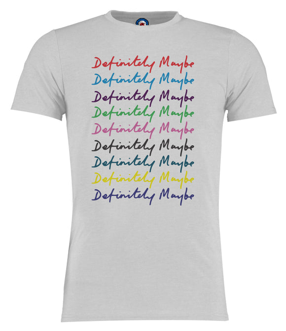Definitely Maybe Multi Colour Oasis T-Shirt 