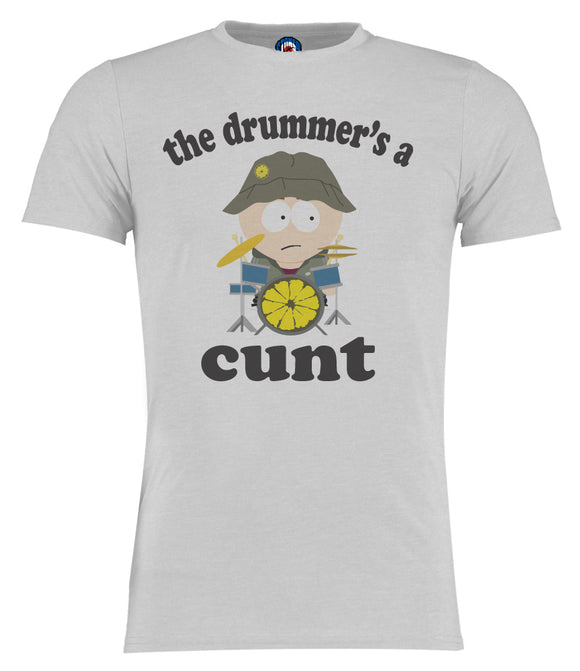 The Drummer's A Cunt Reni South Park Style Stone Roses T-Shirt