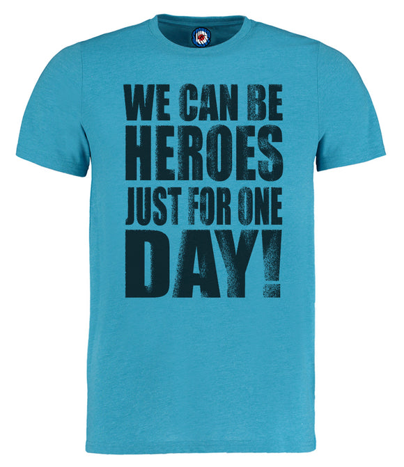 David Bowie We Can Be Hero's Lyrics T-Shirt
