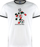 World Cup Italia 1990 Football Soccer Retro Vintage Ringer T-Shirt