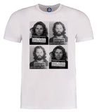 Jim Morrison The Doors Famous Mug Shots T-Shirt - 3 Colours