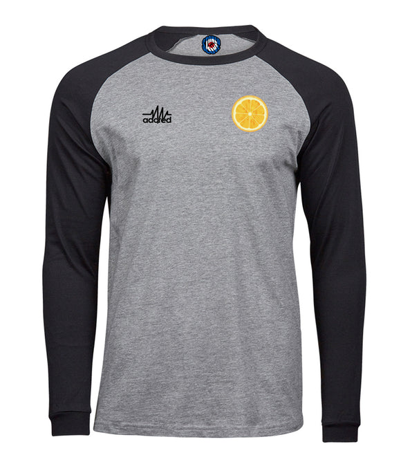 Lemon Sound Wave Adored Long Sleeve Baseball T-Shirt - Mens & Ladies Fit - 4 Colours
