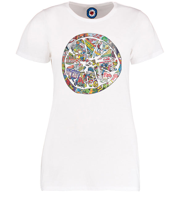 Stone Roses Marvel Lemon Comic Style T-Shirt - Kids & Ladies Fit
