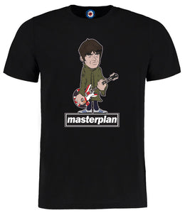 Master Plan Noel Gallagher Designed By Parka Monkey T-Shirt - 7 Colours