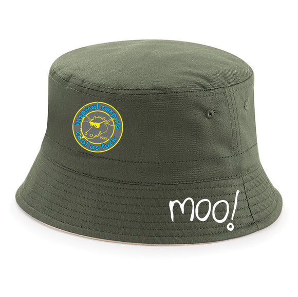 Cool As Inspiral Carpets Moo Cow Bucket Hat – 3 Colours