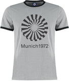 Munich 1972 Olympics Retro Vintage Ringer T-Shirt