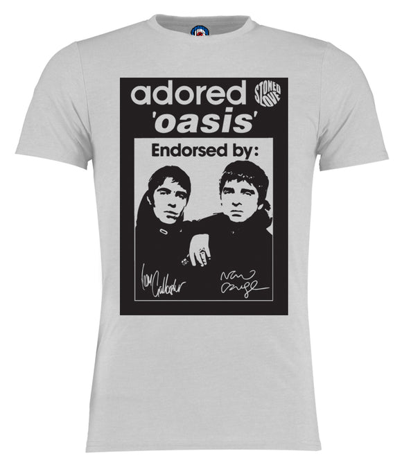 Adored Oasis Gallagher Brothers T-Shirt - 5 Colours