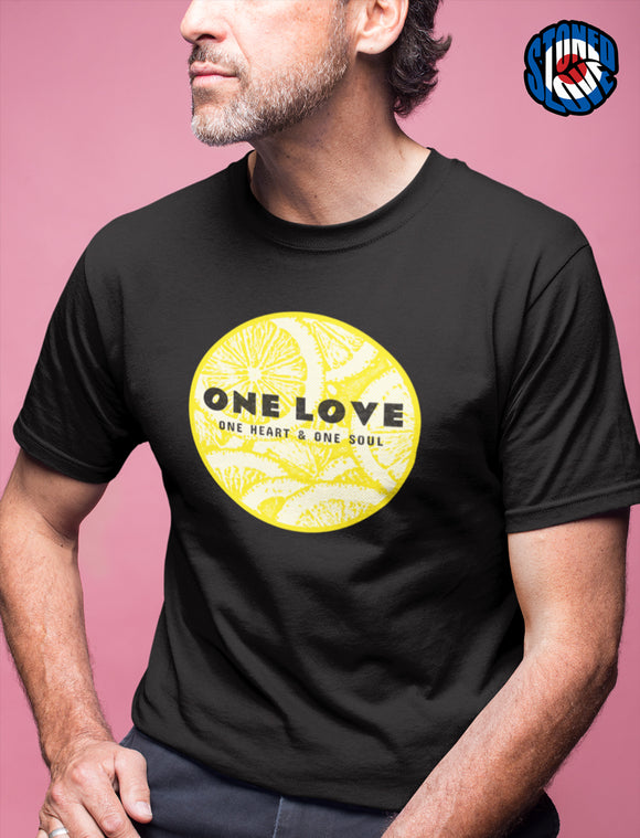 One Love One Heart One Soul Lemon T-Shirt - Adults & Kids Sizes