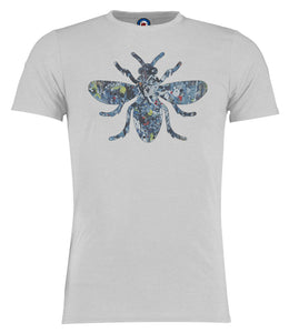 Jackson Pollock Manchester Bee Stone Roses T-Shirt