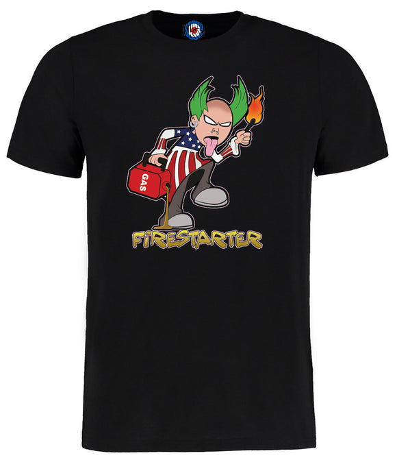 Keith Flint FireStarter Designed By Parka Monkey T-Shirt - 7 Colours