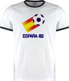 World Cup Espania 1982 Football Soccer Retro Vintage Ringer T-Shirt