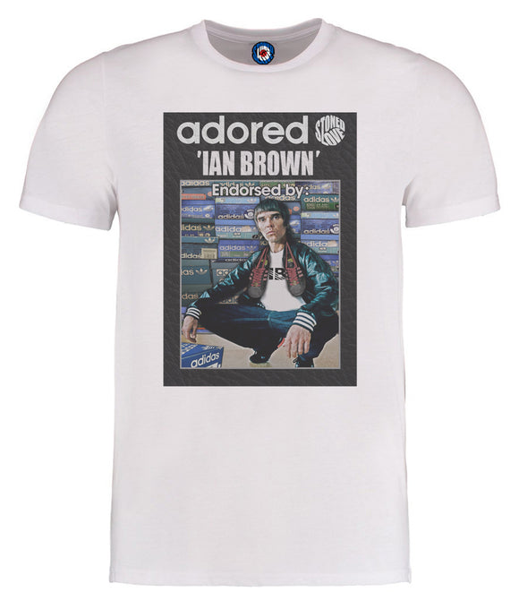 Stone Roses Adored Ian Brown Trainers T-Shirt