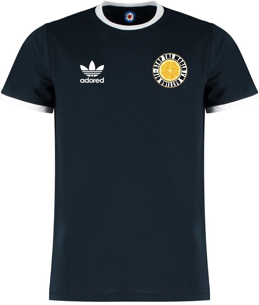 Stop The World Adored Ringer T Shirt 5 Colours stoned love clothing